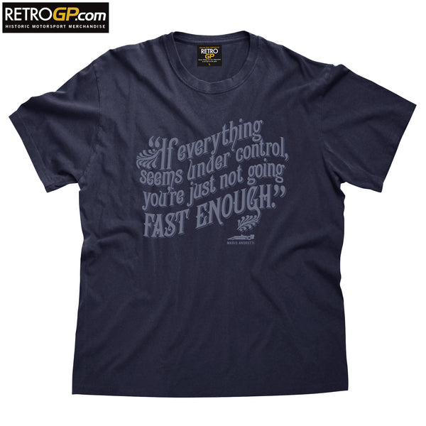 Andretti 'Under Control' T Shirt - NAVY