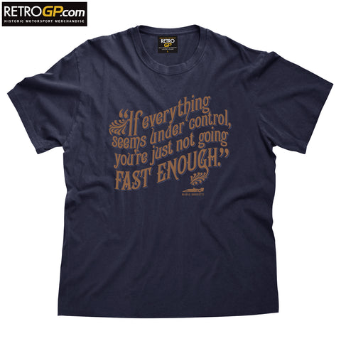 Andretti 'Under Control' T Shirt - OCHRE