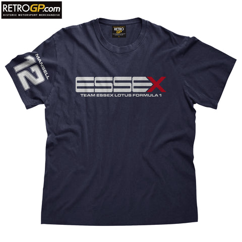 Team ESSEX Lotus T Shirt - Mansell - Navy