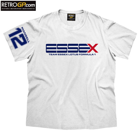 Team ESSEX Lotus T Shirt - Mansell - White