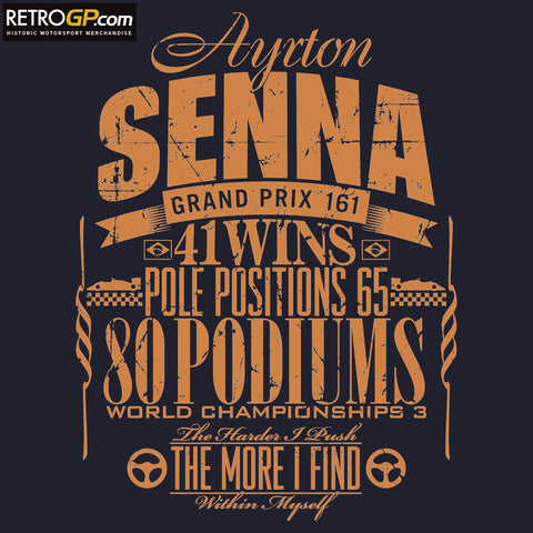 Senna Tribute T Shirt - Ochre