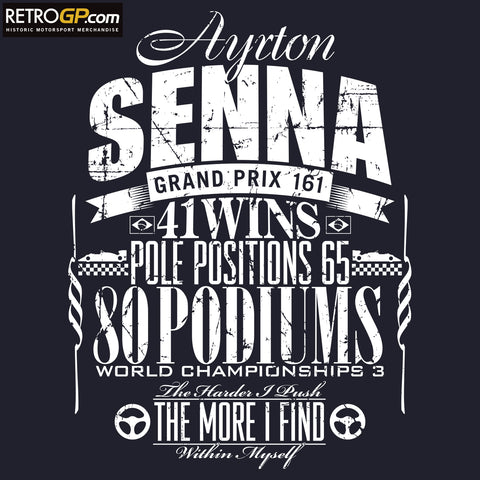 Senna Tribute T Shirt - White