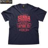 Senna Tribute T Shirt - Punch Red