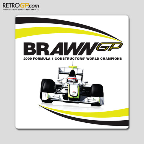 Brawn Sticker Design BADGES and STICKERS – RetroGP