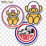 OFFICIAL Hesketh Racing 3 Pack Stickers