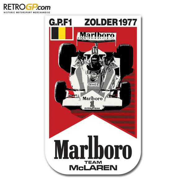 Marlboro F1 1977 Zolder Sticker